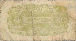 Korea 50 Sen, 12 reverse