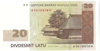 Latvia 20 Latu, 2009 image