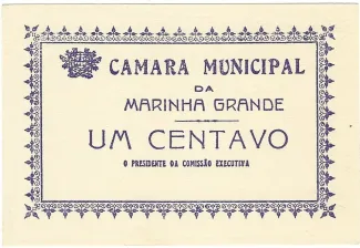 Leiria, District of 1 Centavos, 