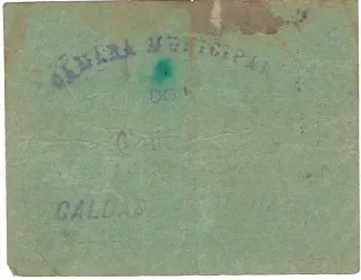 Leiria, District of 1 Centavo, 1920 reverse