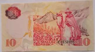 Lesotho 10 Maloti, 2000-2009 reverse