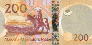 Lesotho 200 Maloti, 2015 reverse