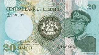 Lesotho 20 Maloti, 1981-1984