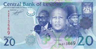 Lesotho 20 Maloti, 2010-2019
