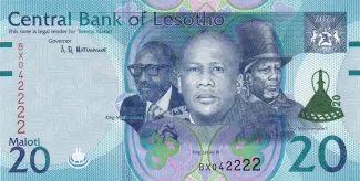 Lesotho 20 Maloti, 2021