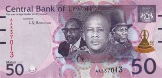 Lesotho 50 Maloti, 2021