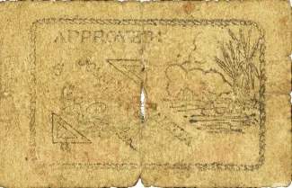 Leyte 1 Peso, 1941-1945 reverse