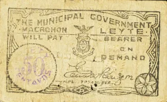 Leyte 50 Centavos, 1941 image