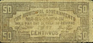 Leyte 50 Centavos, 1941 image