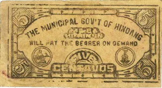 Leyte 5 Centavos, 1941 image