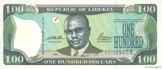 Liberia 100 Dollars, 1999 obverse