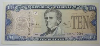 Liberia 10 Dollars, 1999 obverse