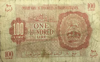 Libya 100 Lire, 1943 image
