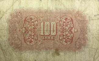 Libya 100 Lire, 1943-1951 reverse