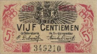 Liège (Cornesse) 5 Centimes, 1915 image