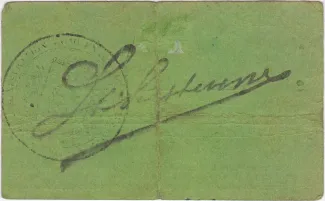 Liège (Stavelot) 5 Centimes, 1915 reverse