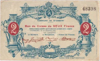 Liège (Stembert) 2 Francs, 1914 image