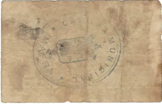 Lisboa, District of 1 Centavo, 1920 reverse