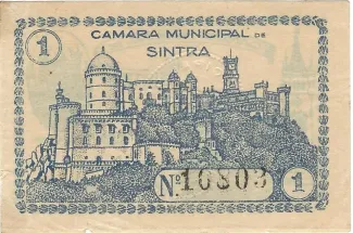 Lisboa, District of 1 Centavo, 1921-1922 reverse