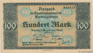 Lithuania 100 Mark, 1922 image