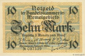 Lithuania 10 Mark, 1922 image