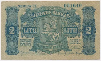 Lithuania 2 Litu, 1922 image