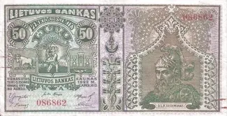 Lithuania 50 Litu, 1922 image