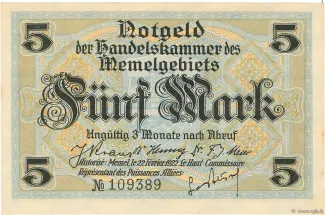 Lithuania 5 Mark, 1922 image