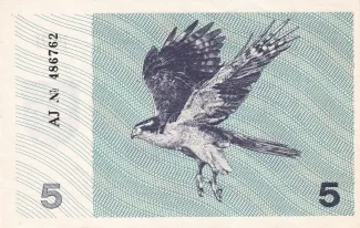 Lithuania 5 Talonas, 1991 reverse