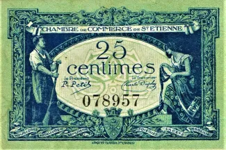 Loire, Department of 25 Centimes, 1921 obverse