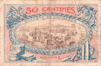 Loire, Department of 50 Centimes, 1917 reverse