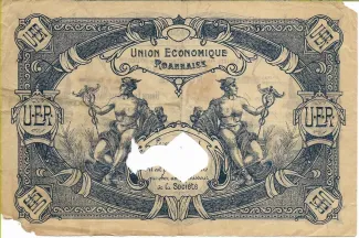 Loire, Department of 5 Francs, 1920-1935 reverse