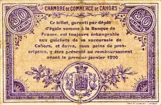 Lot, Department of 50 Centimes, 1915 reverse