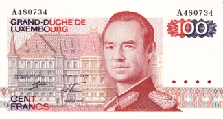Luxembourg 100 Francs, 1980 image