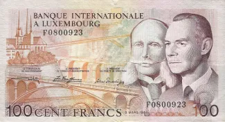 Luxembourg 100 Francs, 1981 image