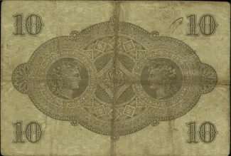 Luxembourg 10 Thaler, 1873 reverse