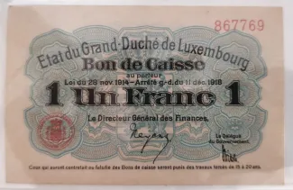 Luxembourg 1 Franc, 1918 image