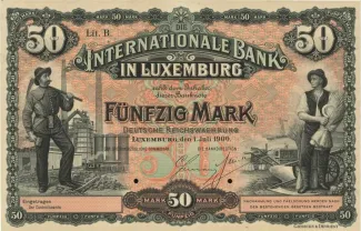 Luxembourg 50 Mark, 1900 image