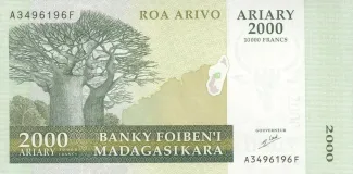 Madagascar 2.000 Ariary / 10000 Francs, 2003 image