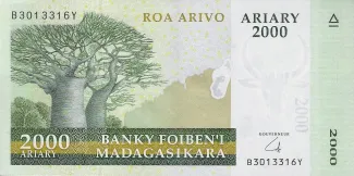 Madagascar 2.000 Ariary, 2015 image