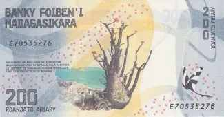Madagascar 200 Ariary, 2017-2022 reverse