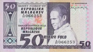 Madagascar 50 Francs / 10 Ariary, 1974 image
