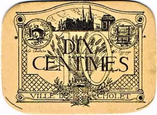 Maine-et-Loire, Department of 10 Centimes, 1920 image