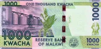 Malawi 1.000 Kwacha, 2012-2013 reverse