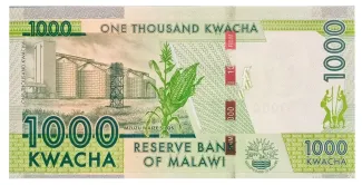 Malawi 1.000 Kwacha, 2014-2017 reverse
