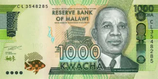 Malawi 1.000 Kwacha, 2020-2024 obverse