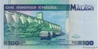 Malawi 100 Kwacha, 1995 reverse