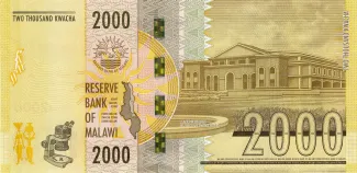 Malawi 2.000 Kwacha, 2016-2021 reverse