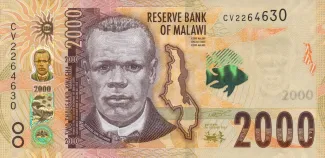 Malawi 2.000 Kwacha, 2021-2024 obverse