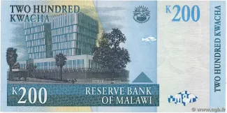 Malawi 200 Kwacha, 1997 reverse